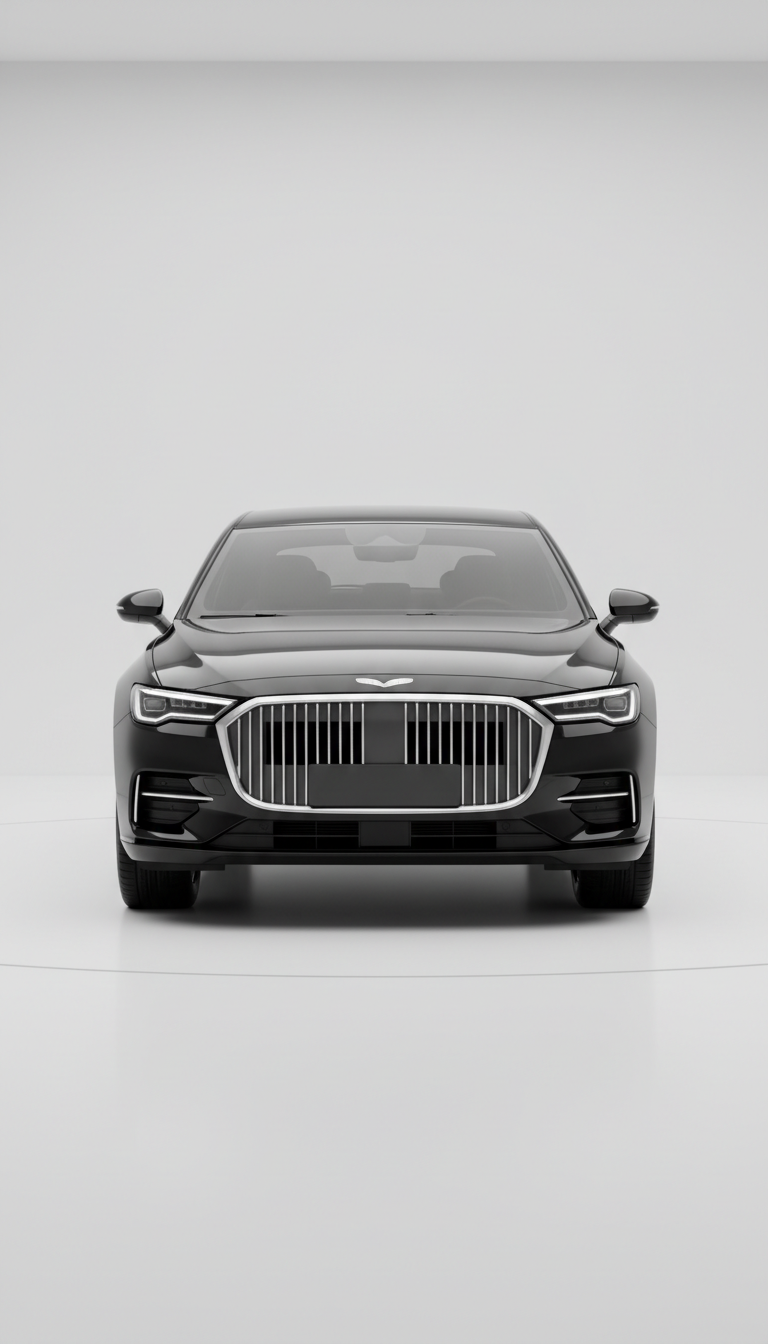 Luxury Sedan With Leather Interior